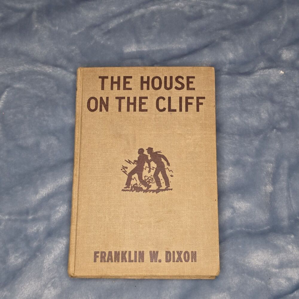 Vintage Hardy Boys #2 The House On The Cliff Hardcover Book Franklin W Dixon...